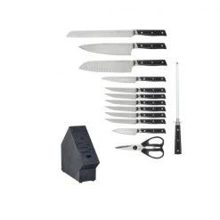 Paderno Highland Fully Forged 14-Piece Knife Block Set