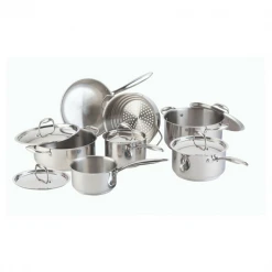 Paderno Canadian Signature 13-Piece Stainless Steel Cookware Set | Batterie De Cuisine En Acier Inoxydable Signature Canadienne, 13 Pièces