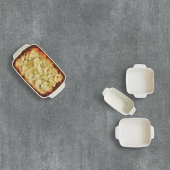 Paderno Signature Smart-Stacking Ceramic Bakeware Set, 4-Pc