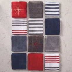 Paderno Microfiber Kitchen Towel 2-Pack, Navy | Serviette De Cuisine En Tissu éponge, Paq. 2, Marine Best Sellers