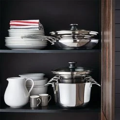 Paderno Signature 10-Piece Stacking Stainless Steel Cookware Set