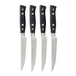 Paderno Montgomery Fully Forged 4-Piece Steak Knife Set