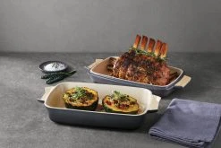 Paderno Bakeware 2-in-1 Ceramic Roaster Set