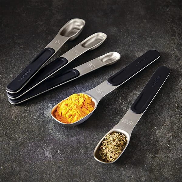 1429583.jpg Paderno 5-Piece Magnetic Slim Fit Measuring Spoons