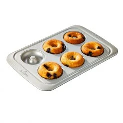 Paderno Non-Stick Doughnut Pan Bakeware 4 Paderno Non-Stick Doughnut Pan Bakeware