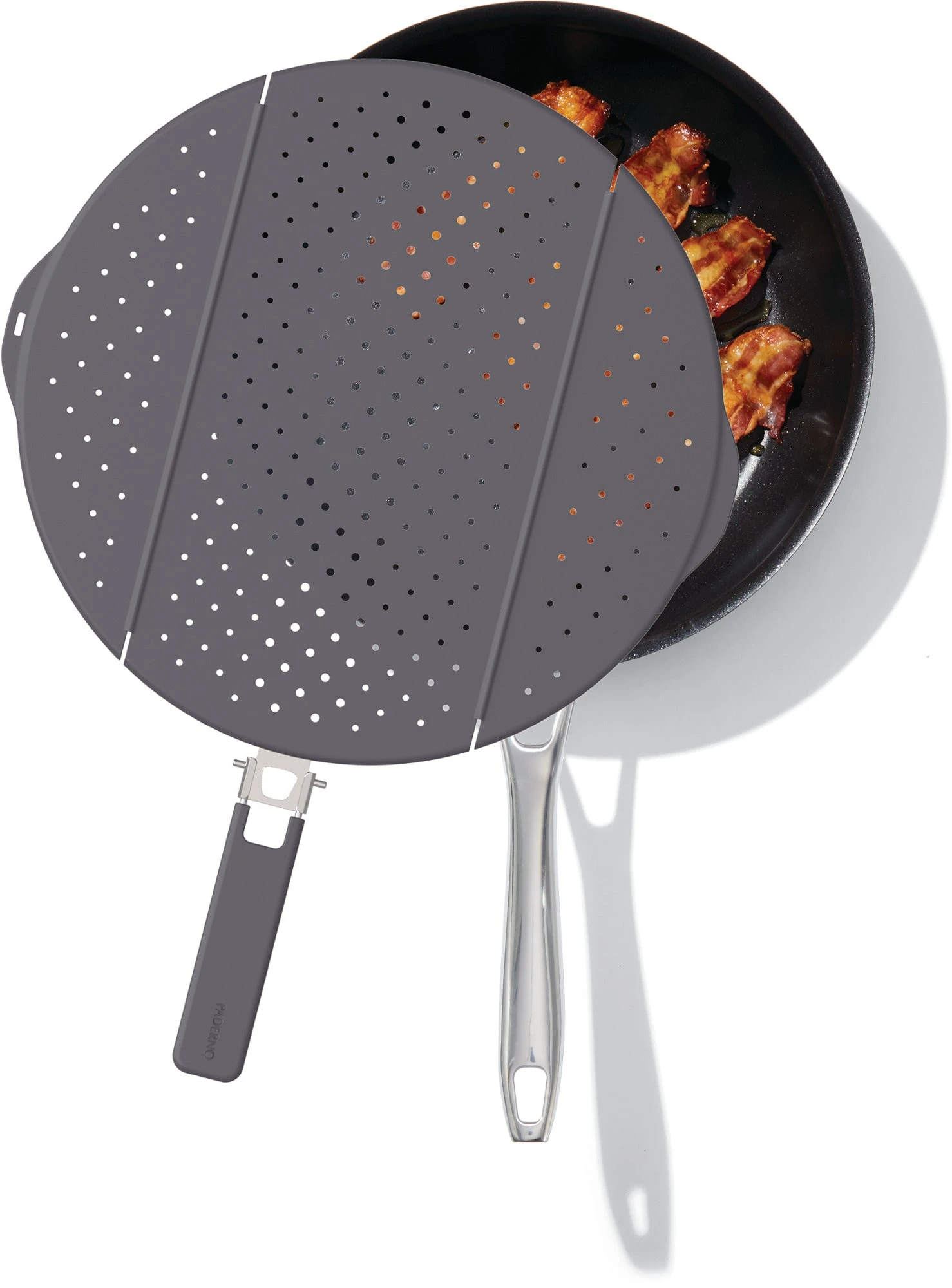 1429643D.jpg Paderno Silicone Folding Splatter Guard Cookware