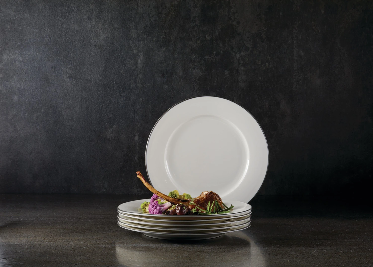 1429835C.jpg Paderno Bonavista Mid-Rim Dinner Plate Set, 6 Piece Best Sellers