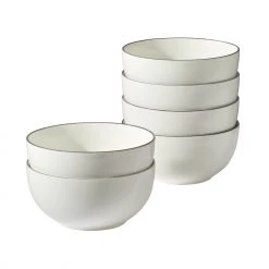 Paderno Bonavista Mid-Rim Soup Bowl Set, 6 Piece