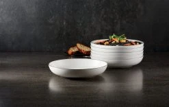 Paderno Best Sellers Bonavista Mid-Rim Dinner Bowl Set, 6 Piece