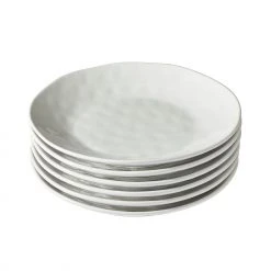 Paderno Best Sellers Sandbank Organic Salad Plate Set, 6 Piece