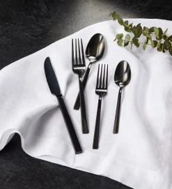 Paderno Belvedere Black 20 Piece Flatware Set, Polished Finish Best Sellers 4 Paderno Belvedere Black 20 Piece Flatware Set, Polished Finish Best Sellers