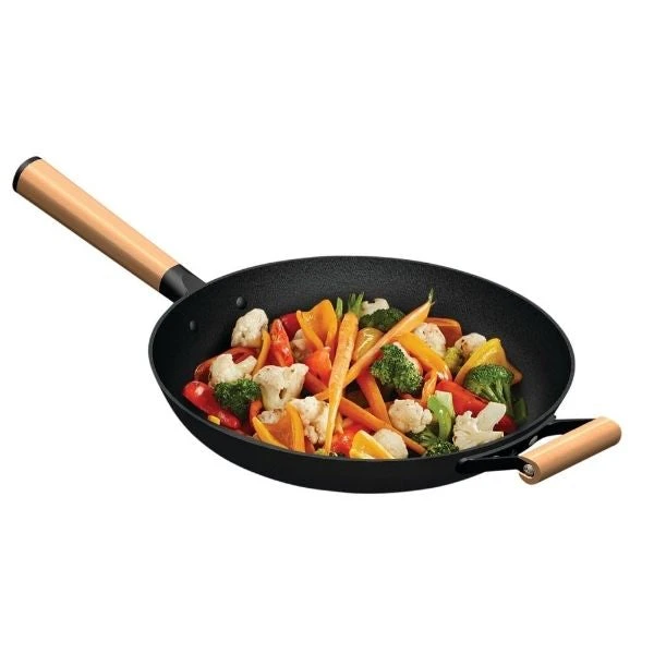 1429869B.jpg Paderno Cookware Classic Non-Stick Cast Iron Frypan, 32 Cm