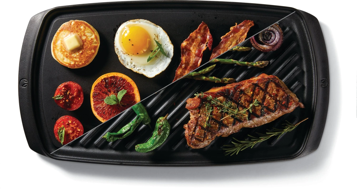 1429871E.jpg Paderno Pre-Seasoned Cast Iron Reversible Grill And Griddle New Arrivals