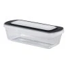Paderno Bakeware 1.6 Qt Glass Loaf Pan With Lid