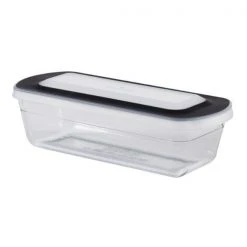 Paderno Bakeware 1.6 Qt Glass Loaf Pan With Lid