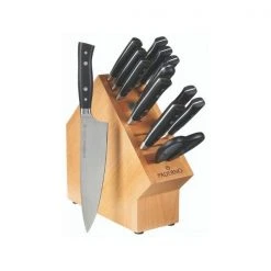 Paderno Montgomery Fully Forged 14-Piece Knife Block Set Knives