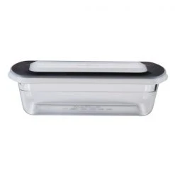 Paderno Bakeware 1.6 Qt Glass Loaf Pan With Lid