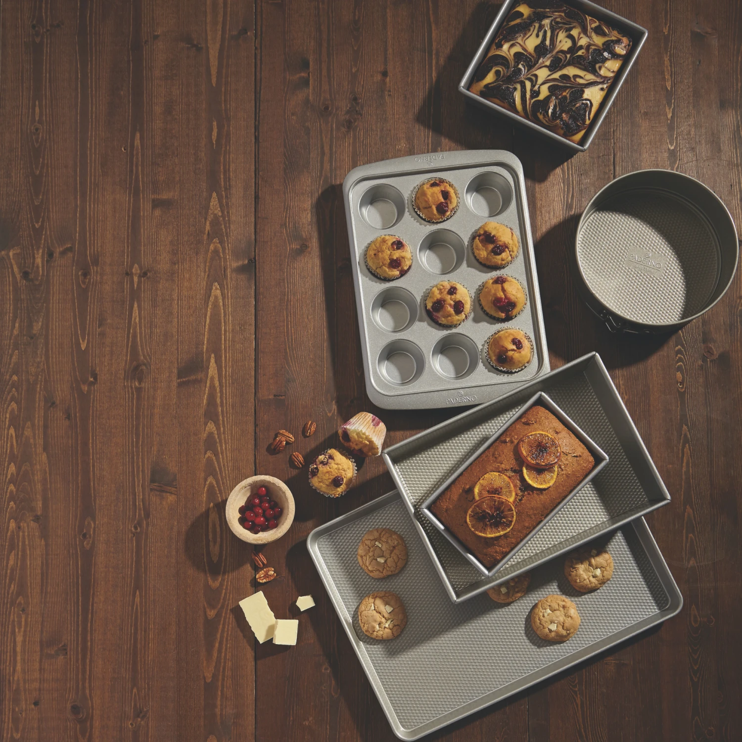 21.jpg Paderno Bakeware 1.6 Qt Glass Loaf Pan With Lid