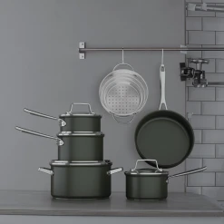 Paderno Cookware Sets Non-Stick Hard-Anodized Cookset, 12-pc | Batterie De Cuisine Antiadhésive, 12 Pièces 6 Paderno Cookware Sets Non-Stick Hard-Anodized Cookset, 12-pc | Batterie De Cuisine Antiadhésive, 12 Pièces