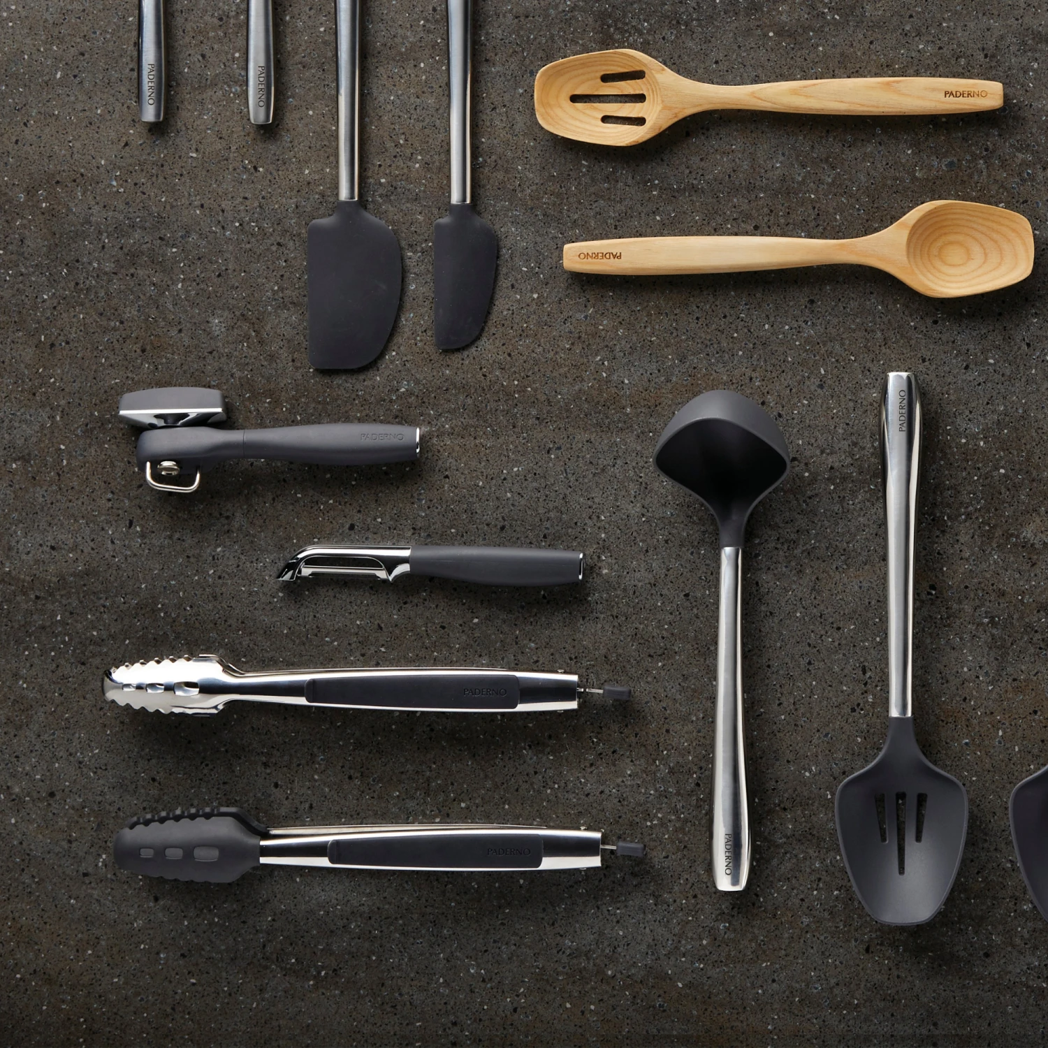 4_0055fc1b-6892-4f54-ae5e-3600973d9fe8.png Paderno 12" Stainless Steel Tong | Pinces En Acier Inoxydable, 12 Po Best Sellers