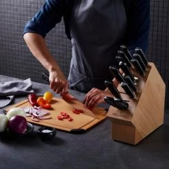 Paderno Montgomery Fully Forged 14-Piece Knife Block Set Knives