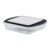 Paderno Bakeware 1.7 Qt Glass Square Baking Dish With Lid 2 Paderno Bakeware 1.7 Qt Glass Square Baking Dish With Lid