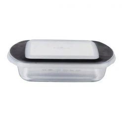 Paderno Bakeware 1.7 Qt Glass Square Baking Dish With Lid