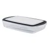 Paderno 3.8 Qt Glass Oblong Baking Dish With Lid Bakeware 1 Paderno 3.8 Qt Glass Oblong Baking Dish With Lid Bakeware