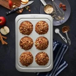 Paderno Bakeware Extra-Large Non-Stick Muffin Pan