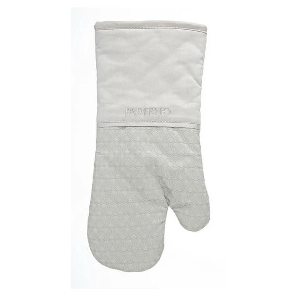 Light_Grey_Silicone_Oven_Mitt2.png Paderno Silicone Print Oven Mitt, Light Grey | Gant De Cuisine Avec Imprimé En Silicone, Gris Pâle Best Sellers