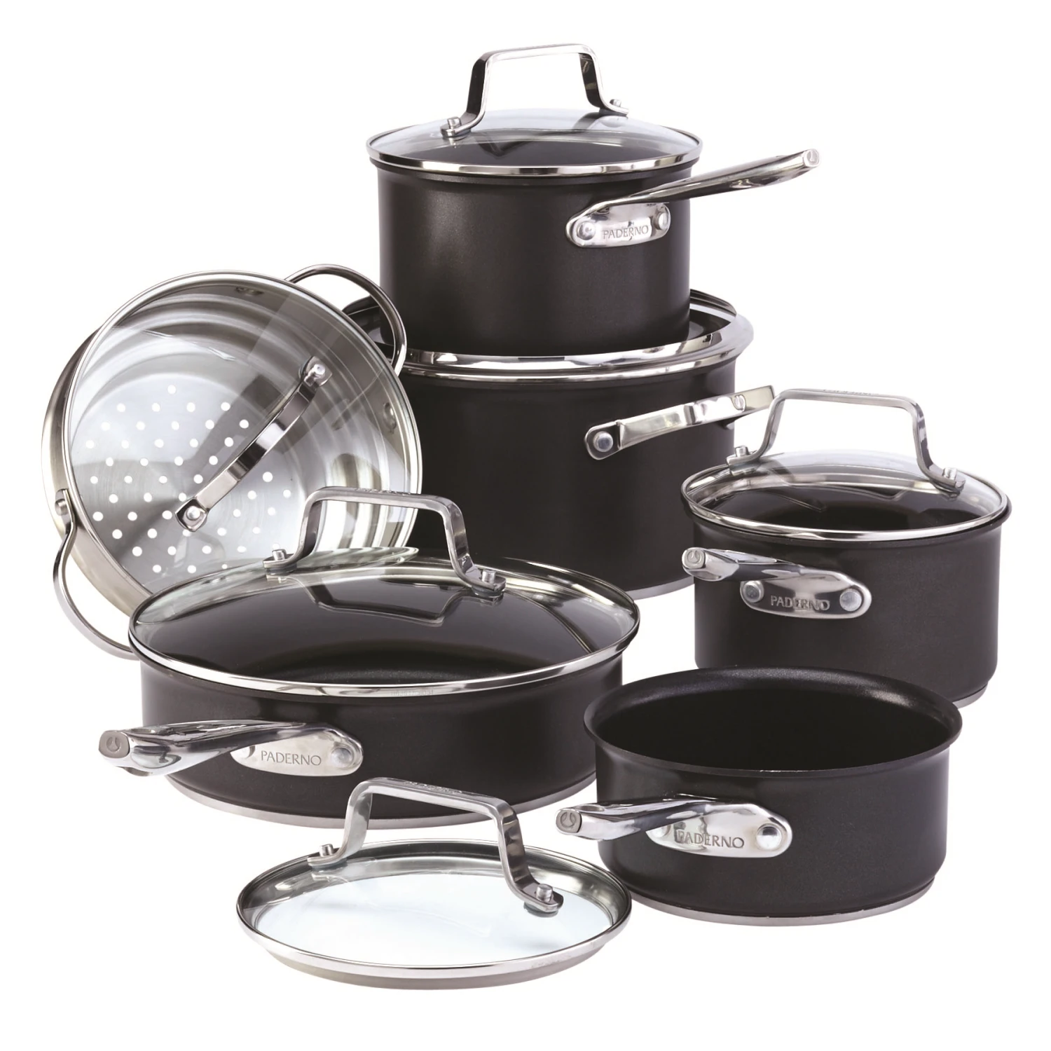 Paderno_12_pc_Non_Stick_Cookset_1423467_P1-1.png Paderno Cookware Sets Non-Stick Hard-Anodized Cookset, 12-pc | Batterie De Cuisine Antiadhésive, 12 Pièces