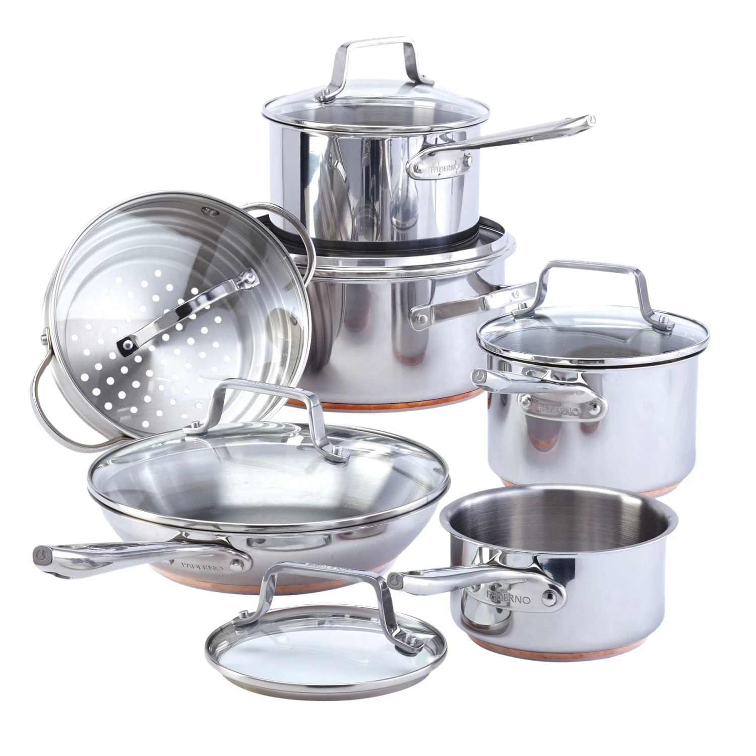 Paderno_12_pc_Stainless_Steel_Cookset_1423468_P1-1.jpg Paderno Cookware Sets Copper Core Stainless Steel Cookset, 12-pc | Batterie De Cuisine En Acier Inoxydable, 12 Pièces