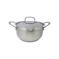 Paderno Classic Stainless Steel Dutch Oven, 5.4 Qt