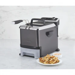 Paderno 3.5-Litre Auto-Drain Deep Fryer | Friteuse à Drainage Automatique De 3,5 litres Appliances