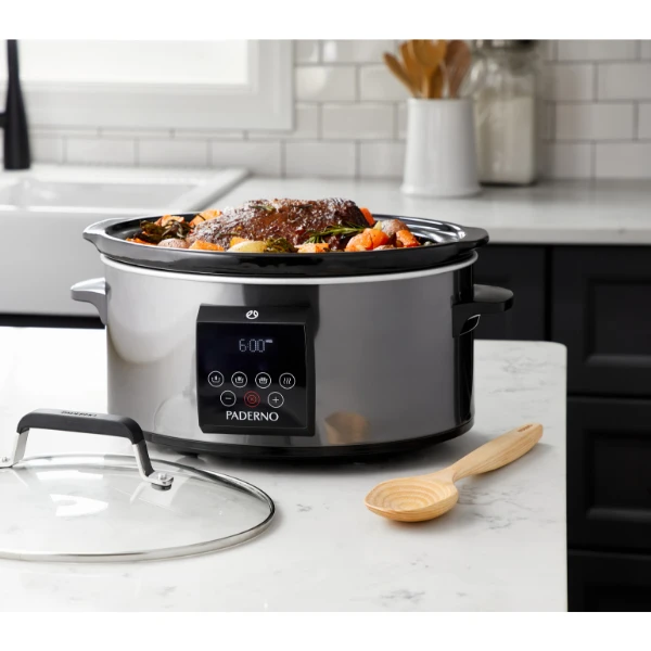 slow_cooker_paderno_3.png Paderno 6-Quart Programmable Slow Cooker | Mijoteuse Programmable De 6 pintes
