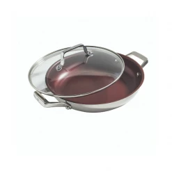 Paderno Canadian Signature Stainless Steel Non-Stick Everyday Pan, 28 Cm | Poêle Tout Usage Antiadhésive En Acier Inoxydable Signature Canadienne, 28 cm Cookware